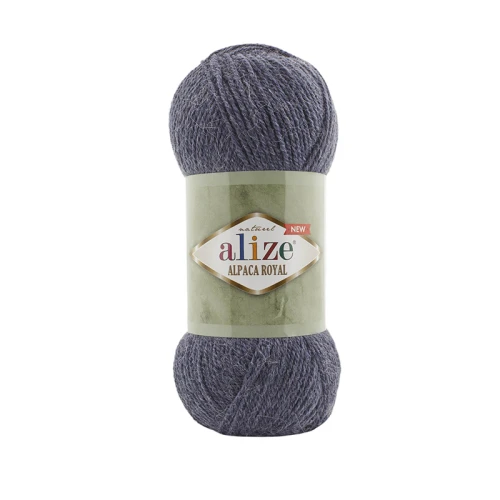 Włóczka Alize Alpaca Royal New 203 / jeans melanż