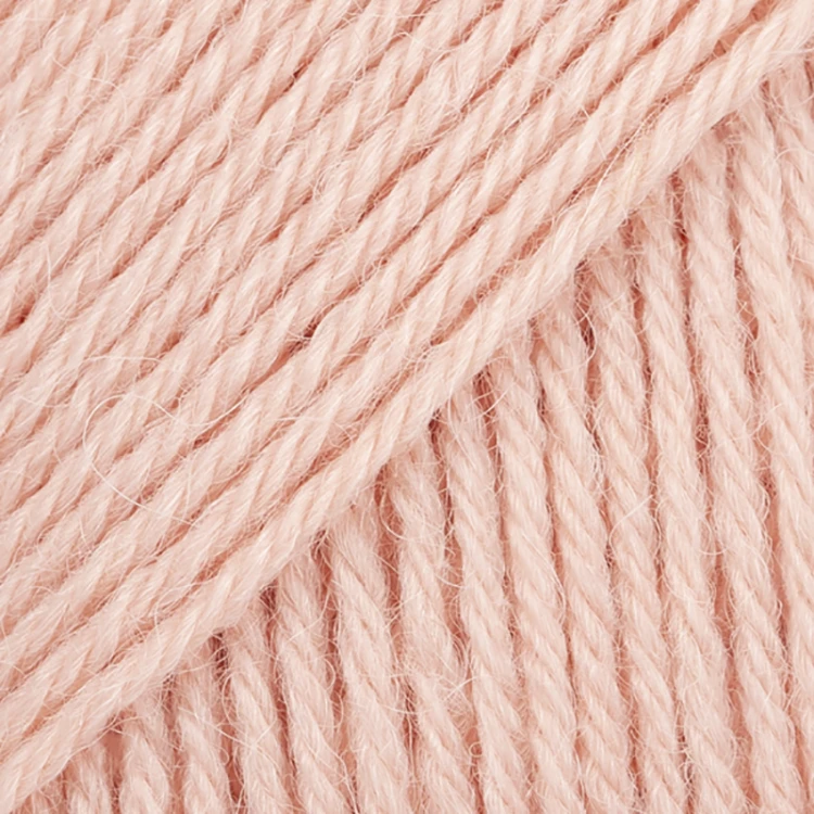 Włóczka skarpetkowa Drops Nord 27 / jasna brzoskwinia / uni colour