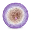 KOKONEK Merino 768 Delicate - Jasny fiolet/lawenda/biel/nude/zgaszona morela