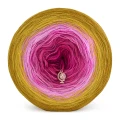 KOKONEK Merino 775 Sunkissed - Musztarda/złoty/chłodny róż/piwonia/fuksja