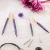 Druty do wymiennych żyłek KnitPro J'adore Cubics - drewniane