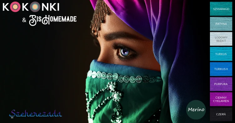Zestaw na koc Merino / 1001 Nights by SisHomemade / Szeherezada