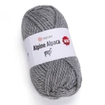 Włóczka YarnArt Alpine Alpaca New 1447 / średni szary