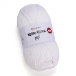 Włóczka YarnArt Alpine Alpaca New 1440 / biel