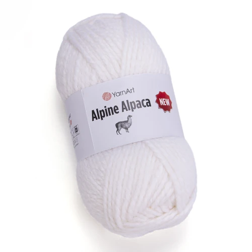 Włóczka YarnArt Alpine Alpaca New 1440 / biel