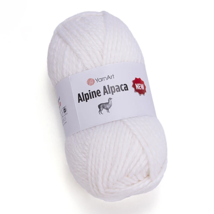 Włóczka YarnArt Alpine Alpaca New 1440 / biel