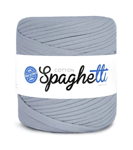 T-shirt Yarn Cotton Spaghetti / szary
