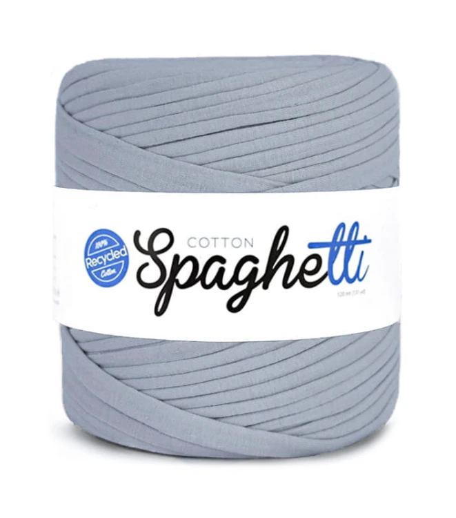 T-shirt Yarn Cotton Spaghetti / szary