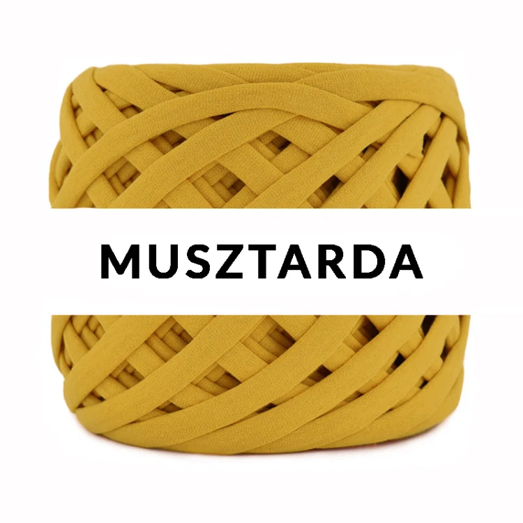 T-shirt Yarn Premium Sznurex / musztarda