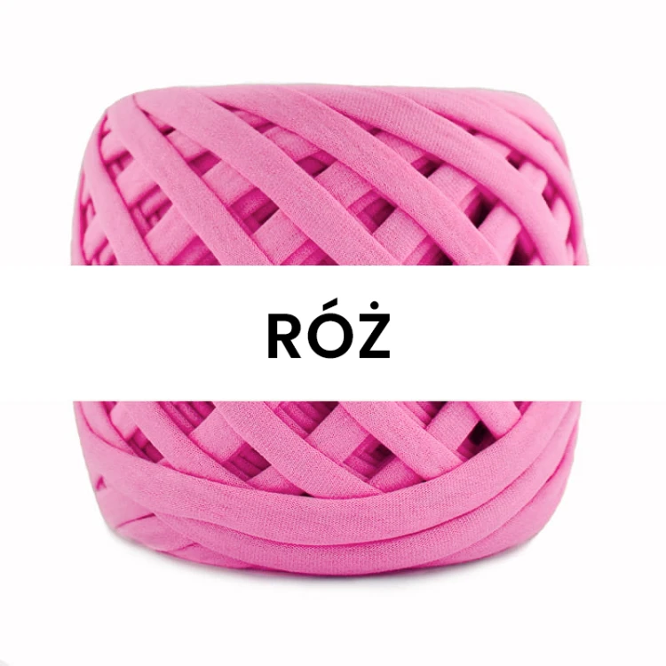 T-shirt Yarn Premium Sznurex / róż