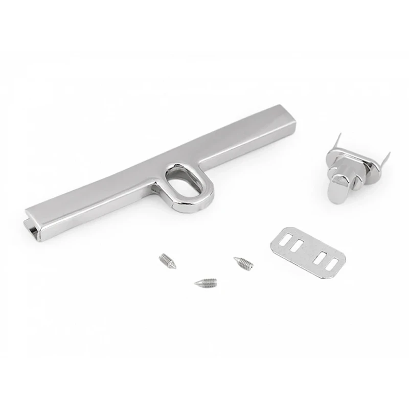 Zapięcie do torebki / 25x96 mm / nikiel / 1 szt / 790504