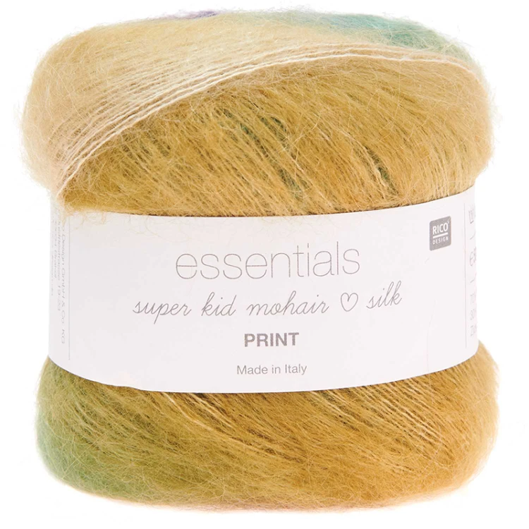 Włóczka Rico Design Super Kid Mohair Loves Silk Print 014