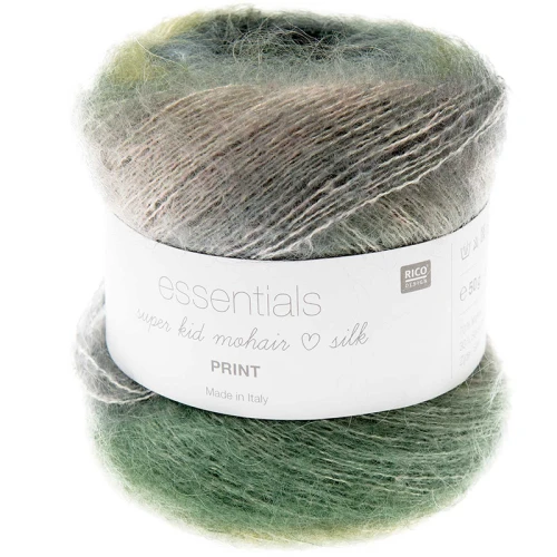 Włóczka Rico Design Super Kid Mohair Loves Silk Print 010