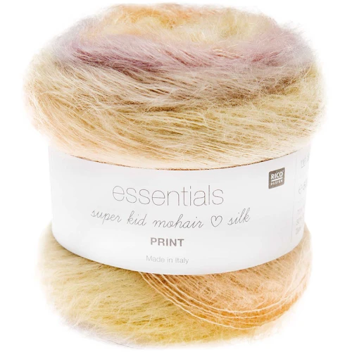 Włóczka Rico Design Super Kid Mohair Loves Silk Print 007