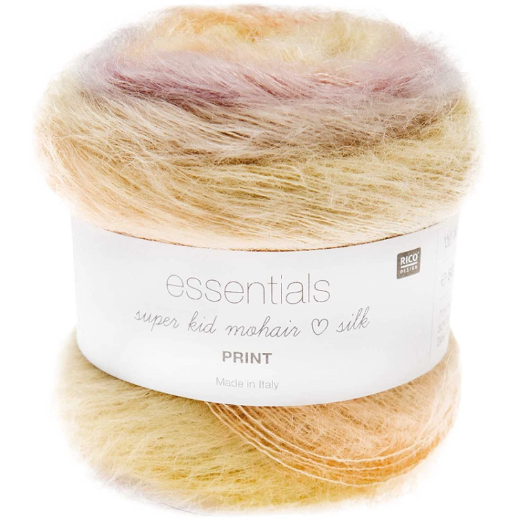Włóczka Rico Design Super Kid Mohair Loves Silk Print 007