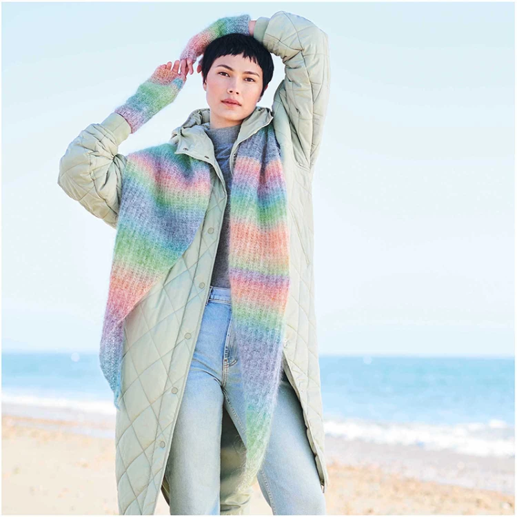 Włóczka Rico Design Fashion Mohair Rainbows 001