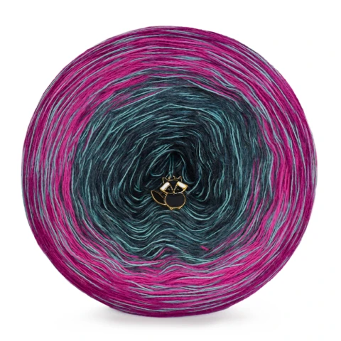 KOKONEK Rare Merino R116 - Jeżyna/piwonia/patyna melanż/petrol melanż + 1  nitka patyna