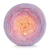 KOKONEK Rare Merino R119 Jasny niebieski / lawenda / jasny róż / żółty + 1 nitka jasna malwa