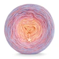 KOKONEK Rare Merino R119 Jasny niebieski / lawenda / jasny róż / żółty + 1 nitka jasna malwa
