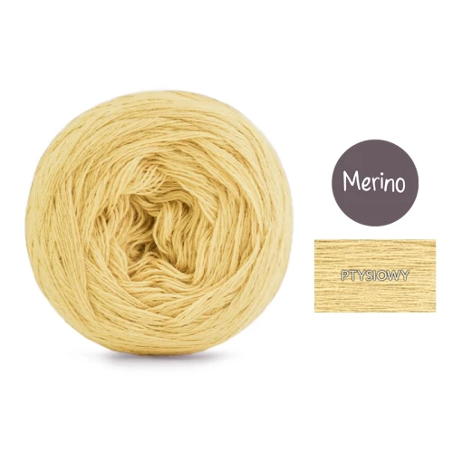 KOKONEK Mono Merino jeden kolor - ptysiowy / 250m