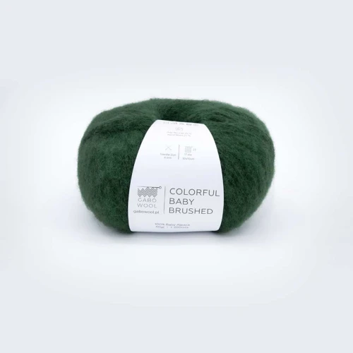 Włóczka Gabo Wool Colorful Baby Brushed 7172 / leśna zieleń