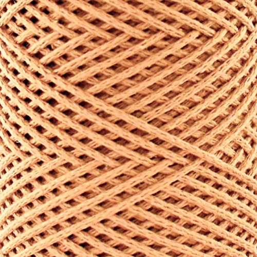 Sznurek Macrame Cotton by KOKONKI 2mm / rolka 200m / dynia