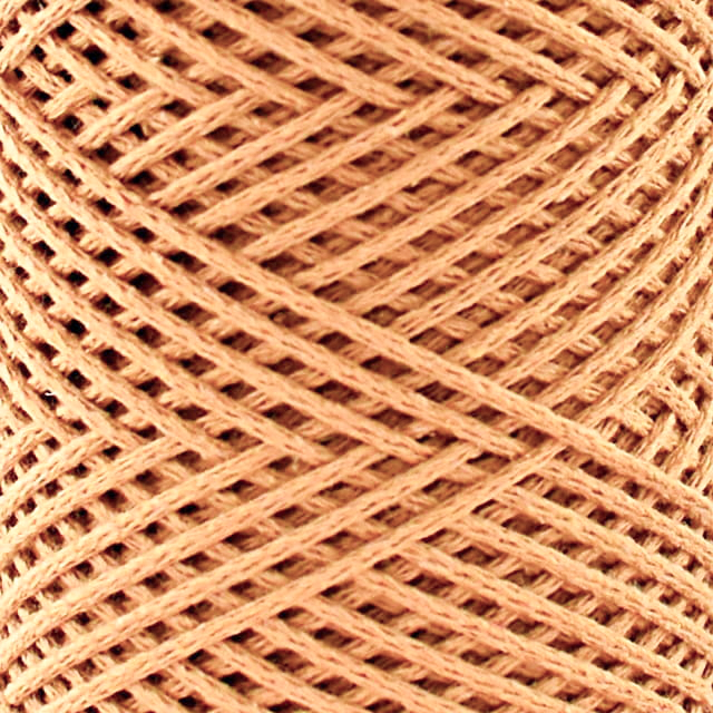 Sznurek Macrame Cotton by KOKONKI 2mm / rolka 200m / dynia