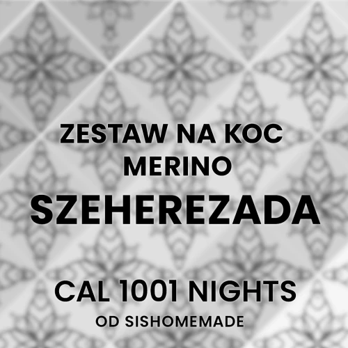 Zestaw na szydełkowy koc Merino / 1001 Nights by SisHomemade / Szeherezada - własny wybór kolorów