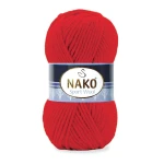 Włóczka Nako Sport Wool 4738 / 100 g gorąca czerwień