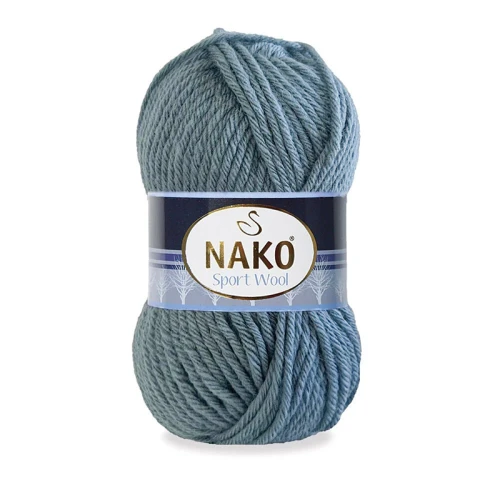 Włóczka Nako Sport Wool 13876 / ciemna patyna