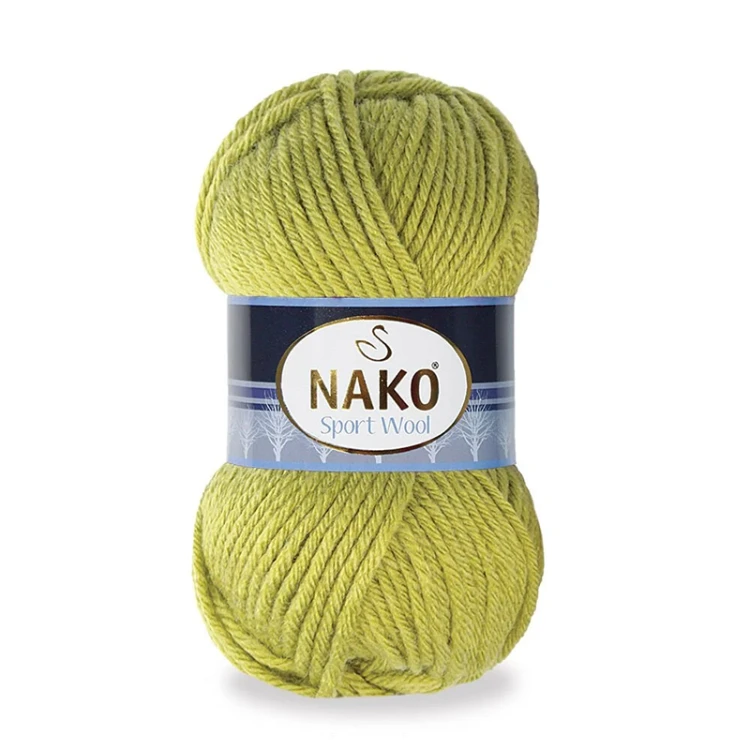 Włóczka Nako Sport Wool 10316 / oliwka