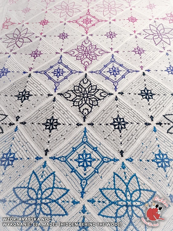 Koc: Arabska noc, Autorka: Ela Madej, Hidden BehindTheWool