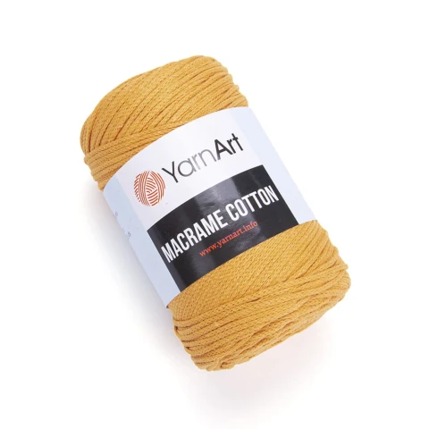 Sznurek YarnArt Macrame Cotton 2mm 796 / musztarda