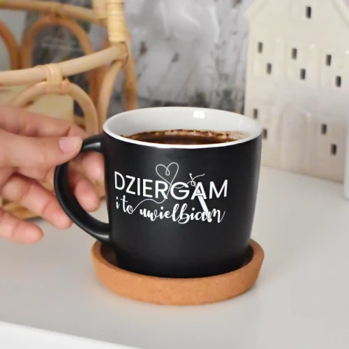Kubek KOKONKI Accessories "Dziergam i to uwielbiam" - wersja szydełko