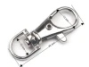 Karabińczyk metalowy do chwostów 10 mm / 13x37 mm / różowe złoto / 4 szt.