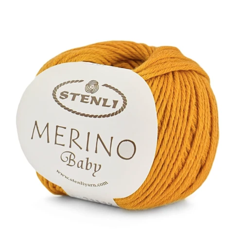 Włóczka Stenli Merino Baby 287 / ochra