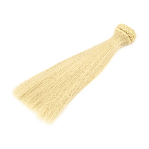 Włosy dla lalek / 20 cm / jasny blond