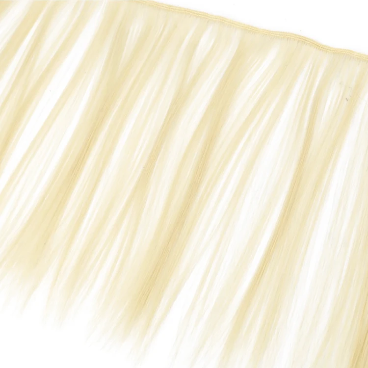 Włosy dla lalek / 20 cm / jasny blond