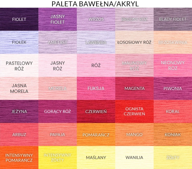 PALETA BAWEŁNA/AKRYL