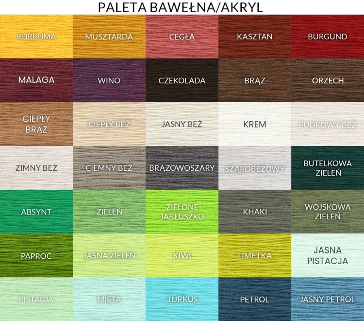 PALETA BAWEŁNA/AKRYL