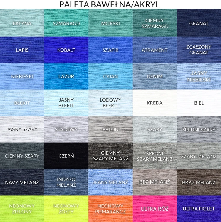 PALETA BAWEŁNA/AKRYL