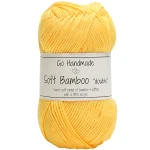 Włóczka Go Handmade Soft Bamboo "double"  / 17773 żółty