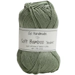 Włóczka Go Handmade Soft Bamboo "double"  / 17766 zieleń