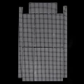 Baza / kanwa plastikowa do torebki / 20x24x8 cm / biel / 1 szt.