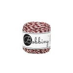 Sznurek skręcany 3-żyłowy bawełniany Bobbiny 3ply Macrame Rope / Świąteczny szampański / Holiday Champagne / 1.5mm / 35m