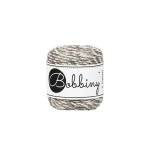 Sznurek skręcany 3-żyłowy bawełniany Bobbiny 3ply Macrame Rope / Świąteczny blask / Holiday Sparkle / 1.5mm / 35m