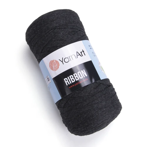 Sznurek / włóczka tasiemkowa YarnArt Ribbon 790 / grafit