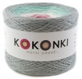 KOKONEK A806 Szary/mięta/biel/malinowy róż