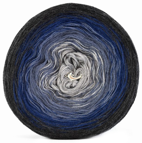 KOKONEK Merino 308 Fumo Night - Ciemny szary melanż/granat/fumo/szary melanż