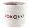 KOKONEK A017 Biel/brudny róż/szary/średni szary